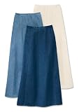 Vintage Denim Side-Yoke Skirt / Regular