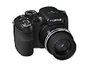 Fujifilm Finepix S1600 Digitalkamera (12 Megapixel, 15-fach opt.Zoom, 7,6 cm Display, Bildstabilisator) schwarz