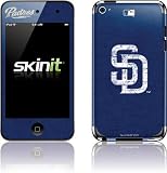 Skinit San Diego Padres - Solid Distressed Vinyl Skin for iPod Touch (4th Gen)