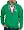 TUXEDO with WHITE FLOWER Tux Adult Pullover Hooded Sweatshirt Hoodie - Kelly Green, Small
