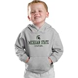 Michigan State Spartans Kids 4-7 Grey Tackle Twill Hooded Sweatshirt