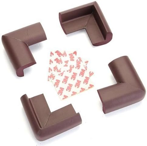 12pcs Thick Baby Safety Softener Table Edge Guard Protector (Black)