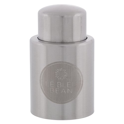 Wine Bottle Stopper vacuum seal, Le Bleu Bean