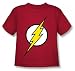 Search : Justice League - Flash Logo Juvy T-Shirt In Red