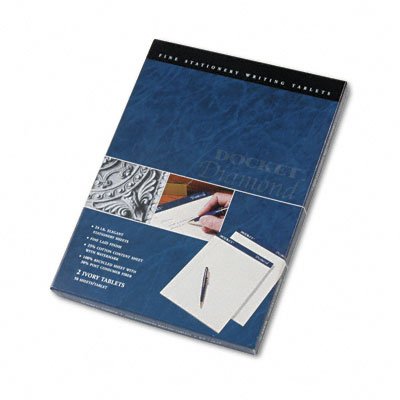 Recycled Writing Pads, Legal Rule, 50 Sheets, Letter, Ivory, 2/Pack TOP63976