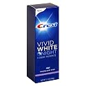 Crest Vivid White Night Fluoride Toothpaste, Moonlight Mint, 4.1-Ounce Tubes (Pack of 4)