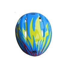 BLUE Flame LITTLE RIDER CHILDRENS BICYCLE HELMET(46-52cm)