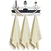MyGift Nautical Design Wall-Mounted Wood 3-Hook Coat Rack, Storage Organizer
