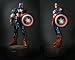 MARVEL EXCLUSIVE BOWEN METALLIC ULTIMATE CAPTAIN AMERICA STATUE_s-1