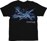 The Avatar Navi Jake Flying Adult Black T-shirt Tee