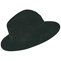 Velour Fedora- Black