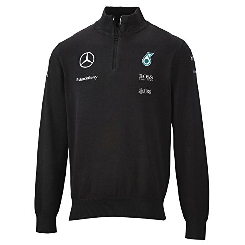 Mercedes AMG Petronas Black Team Zip Sweatshirt