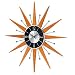 George Nelson Wooden Starburst Clock