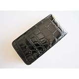 iPhone4 iPhone4Sケース クロコダイル合皮レザーフリップケース