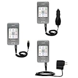Deluxe Kit for the Pharos PGS Phone 600 includes a USB cable with Car and Wall Charger - Gomadic Brand w/ TipExchange Technology