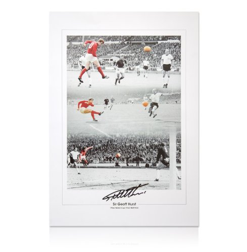 Sir Geoff Hurst signed photo - 1966 World Cup Final Hat-trick