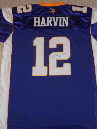 Percy Harvin signed autographed Authentic jersey Minnesota Vikings