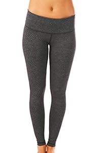 90 Degree by Reflex Power Flex Yoga Pants - Heather Charcoal - Medium