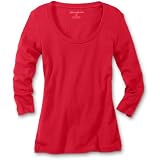 Eddie Bauer Favorite 3/4 Sleeve Scoop-Neck T-Shirt