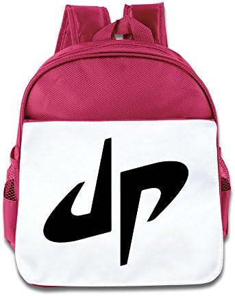 Boys Girls Kids Backpack Dude Perfect Trick Shots Sports Pink