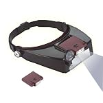 Lighted Head Magnifier Visor w/ removable LED