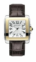 Pierre Cardin Men's Time Couture Collection Avenue Leather Strap Watch #PC67541117023
