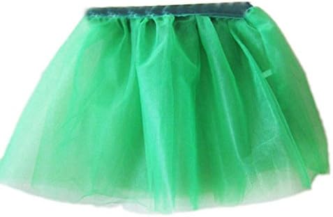 Lond 2015 Girl Princess Pettiskirt Party Ballet Tutu Skirt (Green)