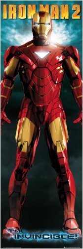Iron Man 2 – Door Movie Poster (I’m Invincible) (Size: 21″ x 62″)