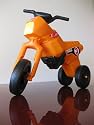 superMOPI Toddler Motorbike Ride-on Toy - orange XL size