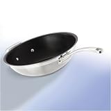 Le Creuset 3-Ply Stainless-Steel 11-Inch Nonstick Stir Fry Pan