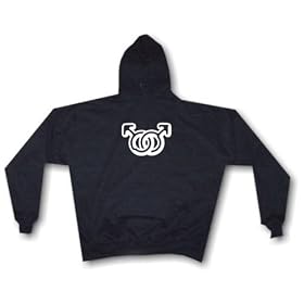 Gay Man Marriage Sex Symbols Men's Hoodie Sweat Shirt Small thru 4XL