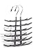 Tie & Belt Hanger- 2 Pk - Chrome- Each Hanger Holds 12 by Home Storage USA