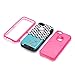 MouKou iPhone 5C Case Hybrid Shockproof Cover Hard Armor Shell and Silicone Skin Chevron Pattern with Anchor Design Case Cover for iphone5c