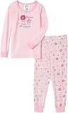 Gerber Little Flowers Cotton PJs Two Piece, Light Pink, 18 Months