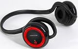 Plan-B High-End Wireless Bluetooth Neckband Headphones With Built In Micro SD Memory Card Reader MP3 Player - For Children, Teenagers And Young Adults