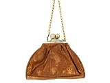 Unlisted Pom Pom Linen Handbag - Copper