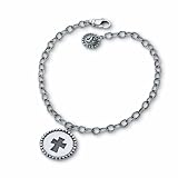 STARHAVEN Starlet Gothic Cross Disc Bracelet