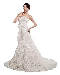 Strapless Sweetheart Natural   Waistline Mermaid Lace Beaded Tulle Floor Length  Dress