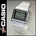 Casio Men's Metal Band 30 Page Databank Watch with 5 Alarm Mode and Countdown Timer Model DB-310A-1Z