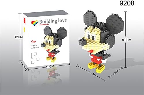 VXV Micro Blocks,Mickey Mouse Micky Block Parent-child Games Building Blocks Children's Educational Toys, LOZ Nanoblock Compatible