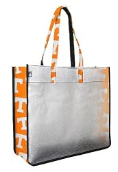 University of Tennessee Tote Bag Tennessee Vols Logo with Clear Sides and Cotton Fabric - SEE Through Thru Bag for School Events or Beach GIFT IDEA for MEN Women Ladies MOM Mother or Dad Teachers and Travelers