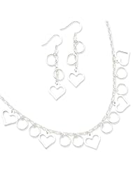 Genuine .925 Sterling Silver Necklace and Earring Set. 100% Satisfaction Guaranteed.