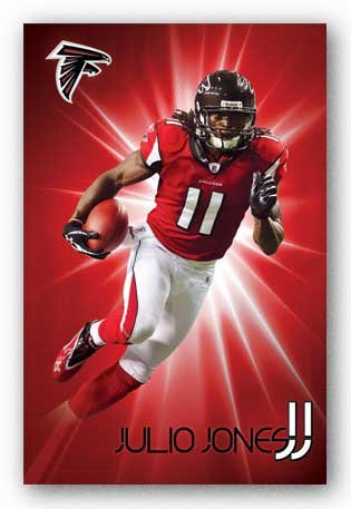 NFL Poster J Jones # Atlanta Falcons