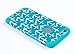 iPhone 6, DandyCase 2in1 Hybrid High Impact Hard Nautical Anchor Pattern + Teal Silicone Case Cover for Apple iPhone 6 (4.7