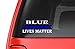 Blue Lives Matter (W26) Thin Blue Line Cop Police Sheriff Trooper Vinyl Decal Sticker Car Window #BlueLives 8