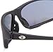 Ironman Men's Strong Polarized Semi-Rimless Sunglasses, Matte Black Rubberized, 156 mm