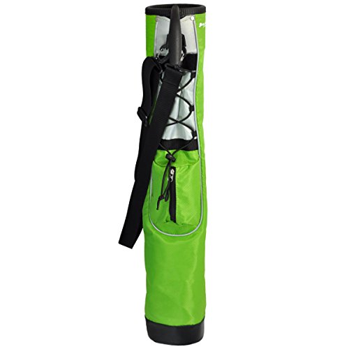 Knight Pitch and Putt Golf Lightweight Stand Carry Bag, Lime Green