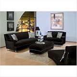 Brookhaven U615S Dylan Velvet Sofa in Black