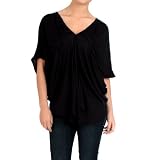 Lost April Stylish Poncho in Black