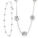 Sg Paris Collier Sautoir Femme Metal Argente